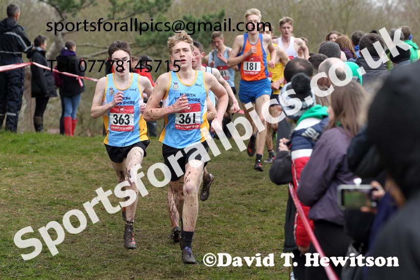 Intermediate boys, 2020 New Balance English Schools Champs., Sefton Park, Liverpool. Photo: David T. Hewitson/Sports for All Pics